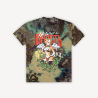 Футболка оверсайз ЮНОСТЬ™ «Furry Cat» Tie-Dye