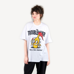 Футболка оверсайз ЮНОСТЬ™ «Troublemaker»