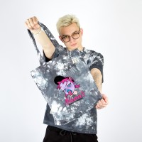 Сумка-шоппер ЮНОСТЬ™ x Anna Cattish «Nana's Shrimps» - Tie-Dye